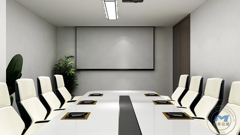 知名企業(yè)辦公區(qū)裝修設(shè)計(jì)效果圖會議室