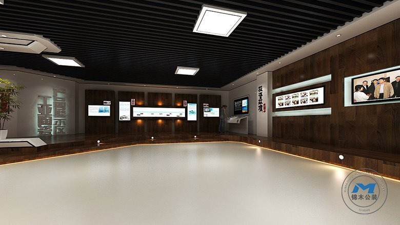 陶瓷材料企業(yè)展廳裝修設(shè)計工業(yè)陶瓷