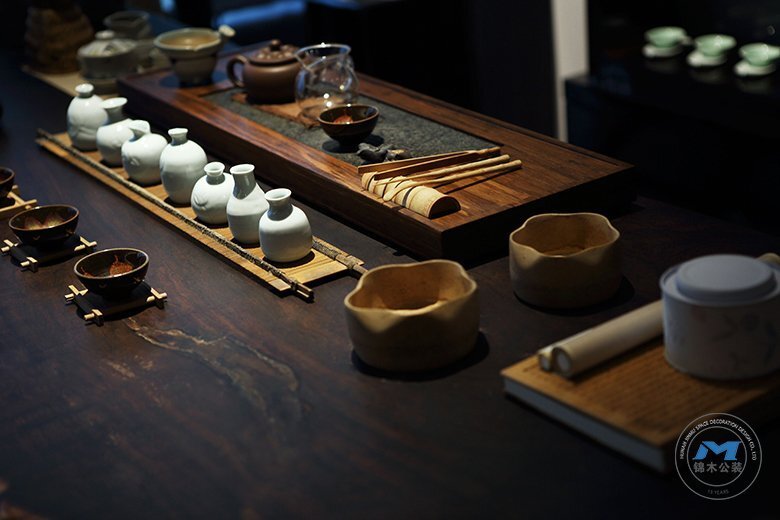 企業(yè)會(huì)所裝修設(shè)計(jì)效果茶室一角