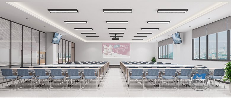 上市企業(yè)辦公室裝修設(shè)計(jì)效果培訓(xùn)會議廳