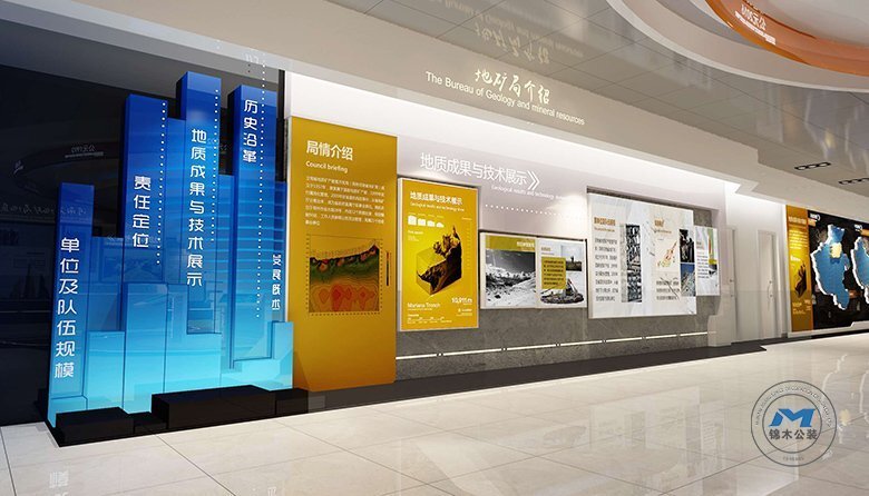 企事業(yè)局展廳裝修設(shè)計效果介紹